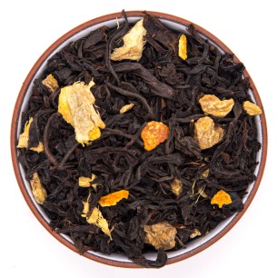 Чай черный ароматизированный "С имбирем"